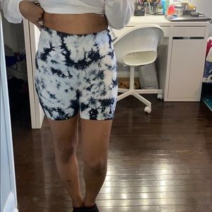 PINK high waisted biker shorts